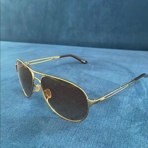 Oakley Gold Aviator Sunglasses